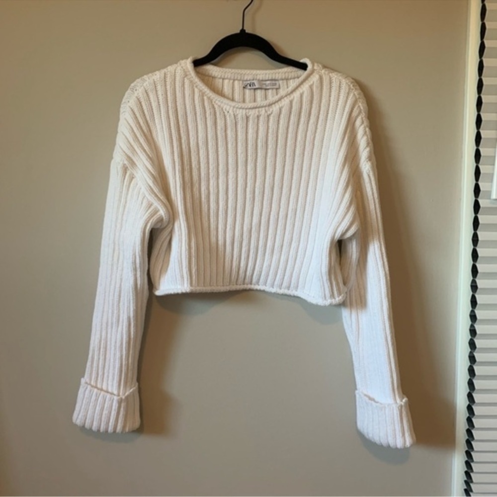 Zara Ribbed Knit Sweater